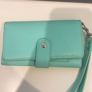 Turquoise Wristlet